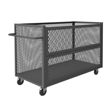 3 Sided Mesh With Drop Gate Truck